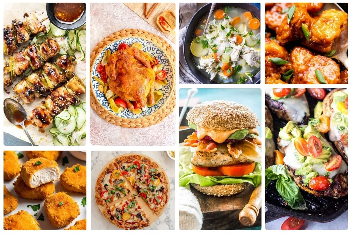 A collection of keto chicken recipes.