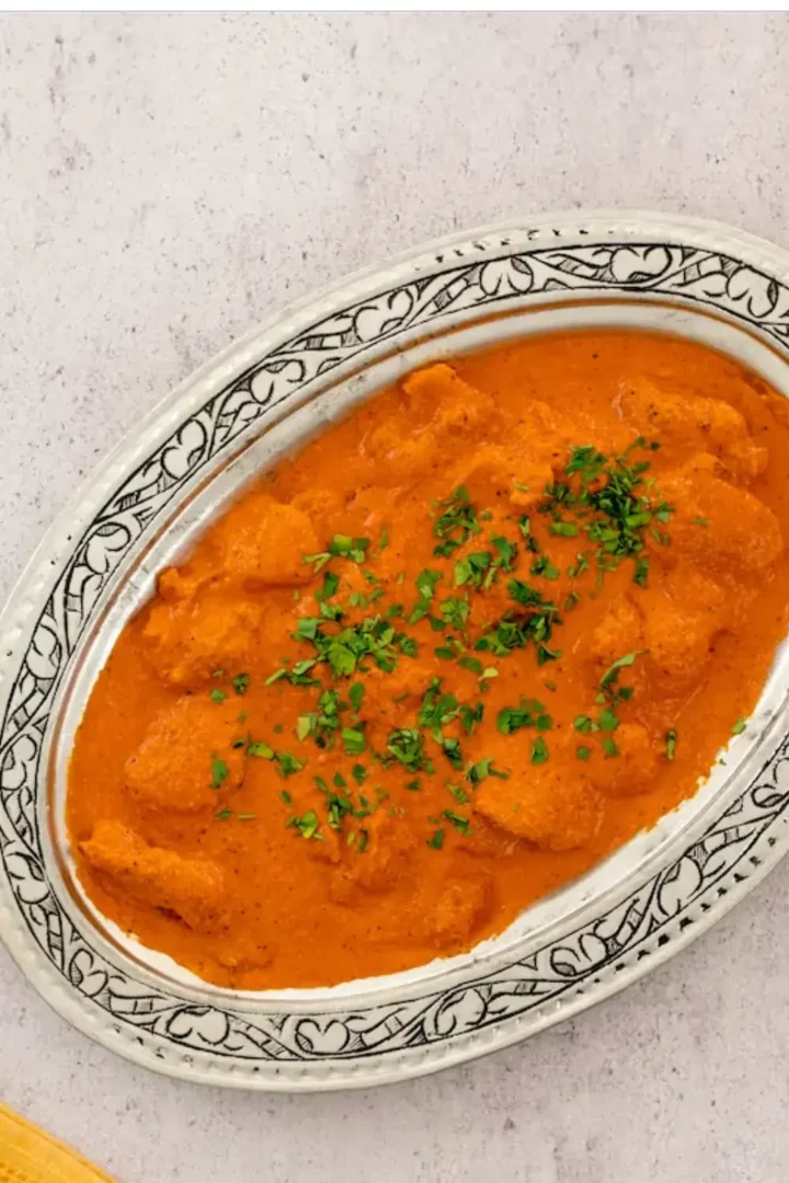 Keto Chicken Tikka Masala ready to be served